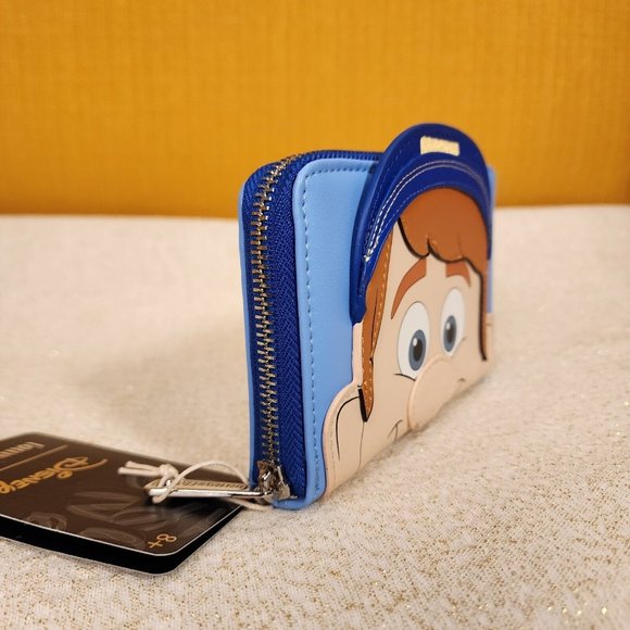 Loungefly Disney Wreck-It Ralph Fix-It Felix Cosplay Zip Around Wallet NEW - Picture 2 of 12